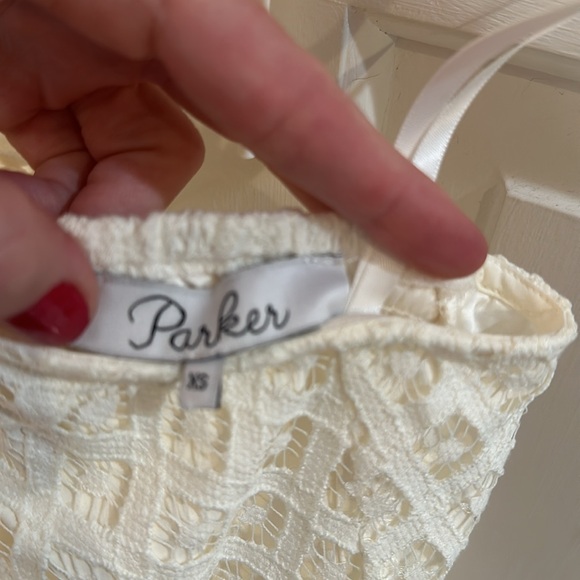 Parker white lace dress. Xs. Never worn - Picture 5 of 5